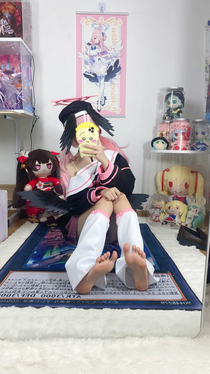 白栎Shirly - 蔚蓝档案·下江小春 [35P,7V-655MB] tg@simisebaisi 【丝足阁】031.webp